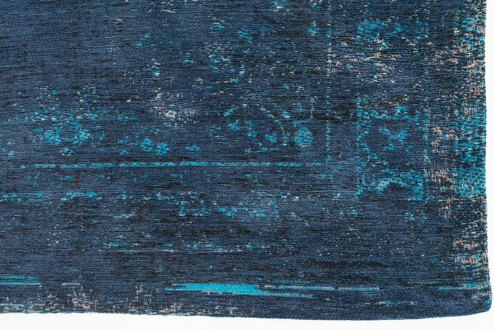tappeti Louis De Poortere LX8254 Fading World Medaillon Blue Night corner