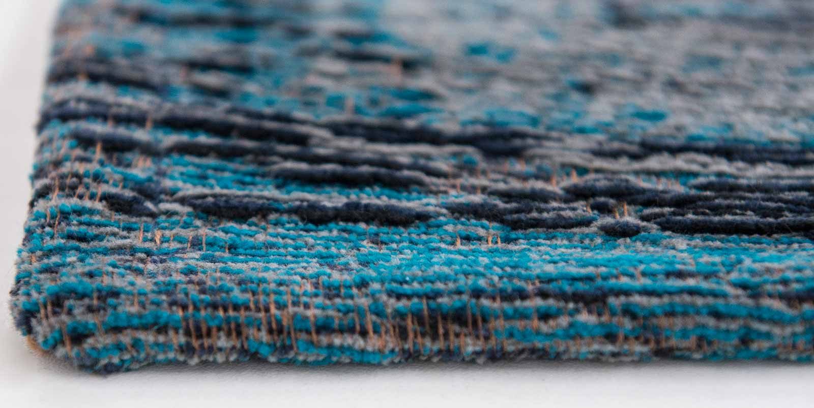 tappeti Louis De Poortere LX8255 Fading World Medaillon Grey Turquoise side