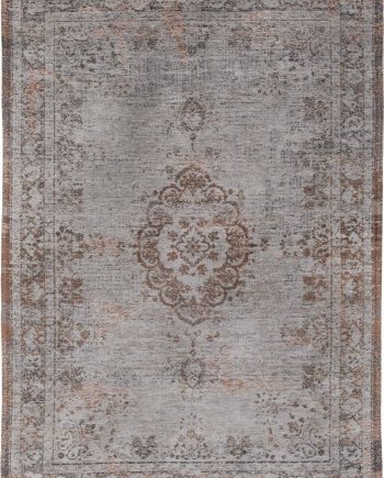 tappeti Louis De Poortere LX8257 Fading World Medaillon Grey Ebony