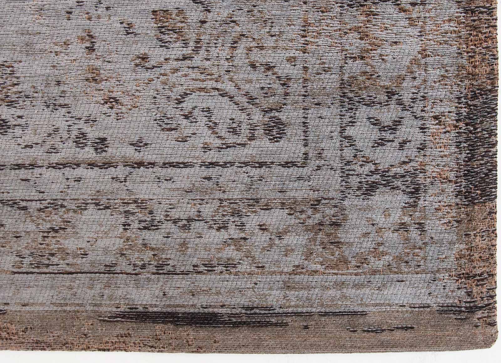 tappeti Louis De Poortere LX8257 Fading World Medaillon Grey Ebony corner