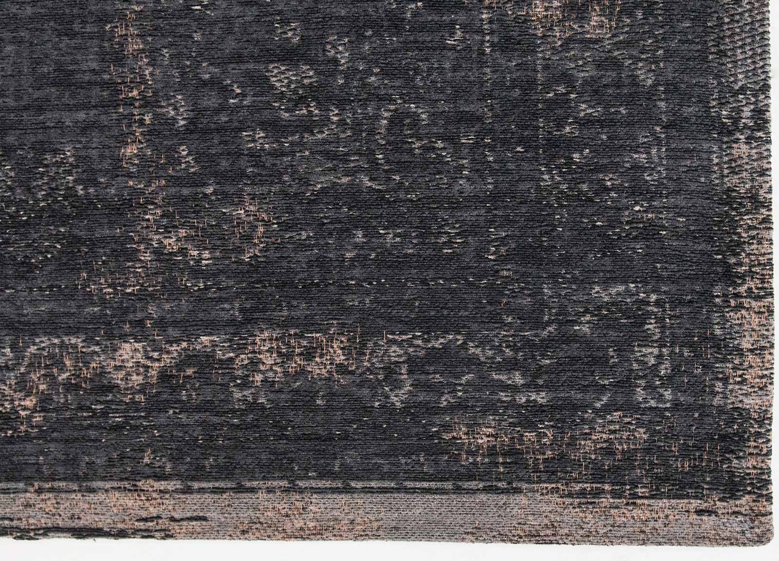 tappeti Louis De Poortere LX8263 Fading World Medaillon Mineral Black corner