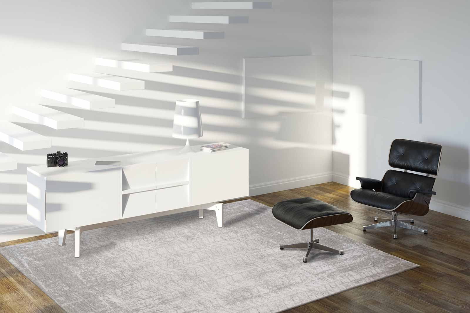 tappeti Louis De Poortere LX8929 Mad Men Jacobs Ladder White Plains interior
