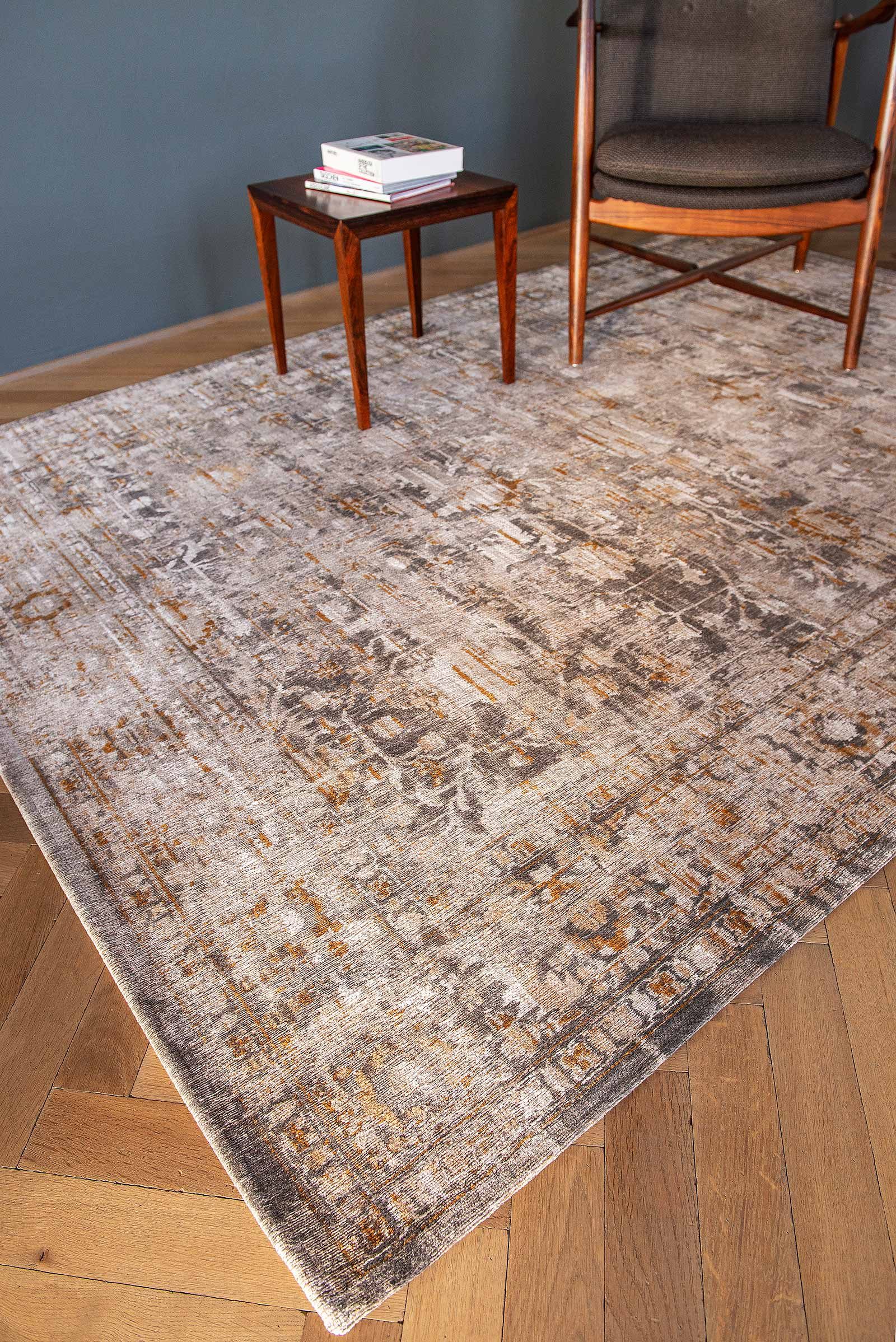 tappeti Louis De Poortere LX 8884 Antiquarian Ushak Suleiman Grey interior 3