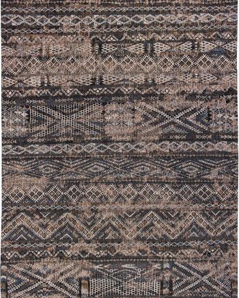Louis De Poortere tappeto LX 9113 Antiquarian Kilim Black Rabat