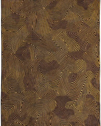 Louis De Poortere tappeto LX 9227 Meditation Coral Black Gold