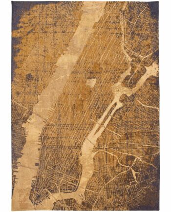 Louis De Poortere tappeto Cities New York 9315 Gatsby Gold