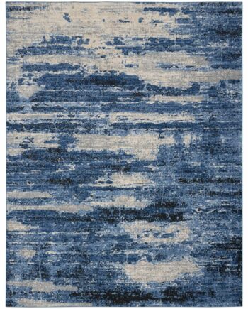 Calvin Klein tappeto River Flow CK001 RFV01 BLGRY BLUE GREY 8X10 099446845641