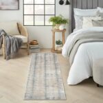 Nourison tappeto Abstract Hues ABH03 GRYGD GREY GOLD 2x8 099446906380 interior 1