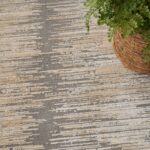 Nourison tappeto Abstract Hues ABH03 GRYGD GREY GOLD 5X8 099446906410 interior 2