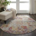 Nourison tappeto Ankara Global ANR06 IVORG 6xRND 099446457233 interior 1 C