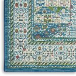 Nourison tappeto Ankara Global ANR17 IVLTB IVORY LIGHT BLUE 5X8 099446855862 CRW