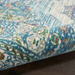 Nourison tappeto Ankara Global ANR17 IVLTB IVORY LIGHT BLUE 5X8 099446855862 TX01