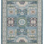 Nourison tappeto Ankara Global ANR17 IVLTB IVORY LIGHT BLUE 8x10 099446855909