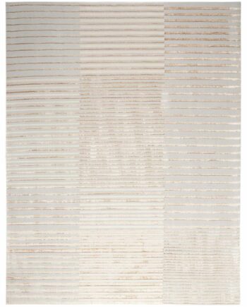 Nourison tappeto Brush Strokes BSK04 BGESV BEIGE SILVER 8x10 099446899156