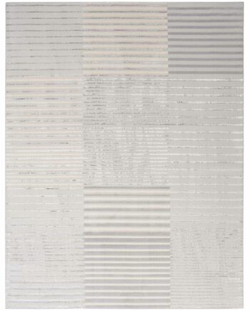Nourison tappeto Brush Strokes BSK04 SILGY SILVER GREY 8x10 099446899118