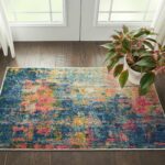 Nourison tappeto Celestial CES09 BLYEL BLUE YELLOW 2X4 099446482686 interior 1