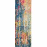 Nourison tappeto Celestial CES09 BLYEL BLUE YELLOW 2X8 099446482693