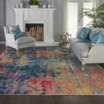 Nourison tappeto Celestial CES09 BLYEL BLUE YELLOW 9X12 099446482778 interior 1