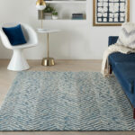 Nourison tappeto Colorado CLR02 INDIV INDIGO IVORY 5x7 099446786333 interior 1
