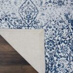 Nourison tappeto Damask DAS06 IVNAV IVORY NAVY 5x7 099446349859 CRB C