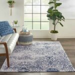 Nourison tappeto Damask DAS06 IVNAV IVORY NAVY 5x7 099446349859 interior 1 C