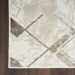 Nourison tappeto Glitz GLZ02 IVGRY IVORY GREY 5X7 099446133731 CR