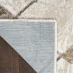 Nourison tappeto Glitz GLZ02 IVGRY IVORY GREY 5X7 099446133731 CRB