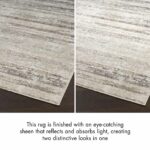Nourison tappeto Glitz GLZ10 CRMGY CREAM GREY 5x7 099446904058 LIGHT DARK TX03