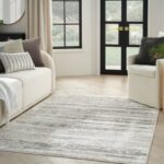 Nourison tappeto Glitz GLZ10 CRMGY CREAM GREY 5x7 099446904058 interior 1