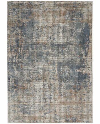 Nourison tappeto Quarry QUA02 BLBGE BLUE BEIGE 5x7 099446746207