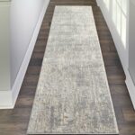 Nourison tappeto Rustic Textures RUS01 IVSIL IVORY SILVER 2x8 099446476104 interior