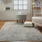 Nourison tappeto Rustic Textures RUS01 IVSIL IVORY SILVER 5X7 099446476135 interior 1 C