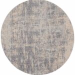 Nourison tappeto Rustic Textures RUS01 IVSIL IVORY SILVER 8XRND 099446835888