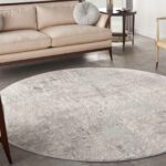 Nourison tappeto Rustic Textures RUS07 GRYBG GREY BEIGE 8XRND 099446836014 interior 1