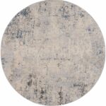 Nourison tappeto Rustic Textures RUS07 IVGRB IVORY GREY BLUE 8XRND 099446836175