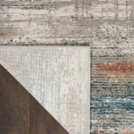 Nourison tappeto Rustic Textures RUS12 GRYMT GREY MULTICOLOR 5X7 099446799128 CRB