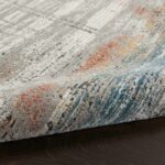 Nourison tappeto Rustic Textures RUS12 GRYMT GREY MULTICOLOR 5X7 099446799128 TX01