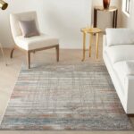 Nourison tappeto Rustic Textures RUS12 GRYMT GREY MULTICOLOR 5X7 099446799128 interior 1