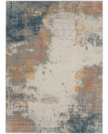 Nourison tappeto Rustic Textures RUS13 GRYBL GREY BLUE 8x11 099446799210
