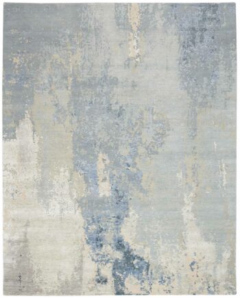 Nourison tappeto Silk Shadows SHA21 BLUSK BLUE SKY 8X10 099446020628