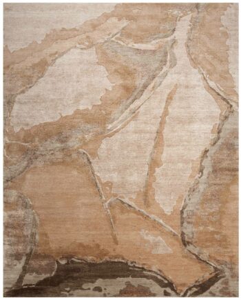 Nourison tappeto Silk Shadows SHA24 BGSIL BEIGE SILVER 8x10 099446929396