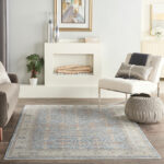 Nourison tappeto Starry Nights STN08 LTBLU LIGHT BLUE 5x7 099446792655 interior 3