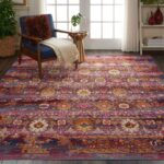 Nourison tappeto Vintage Kashan VKA03 RED MULTI 8x10 099446455581 interior 1 C