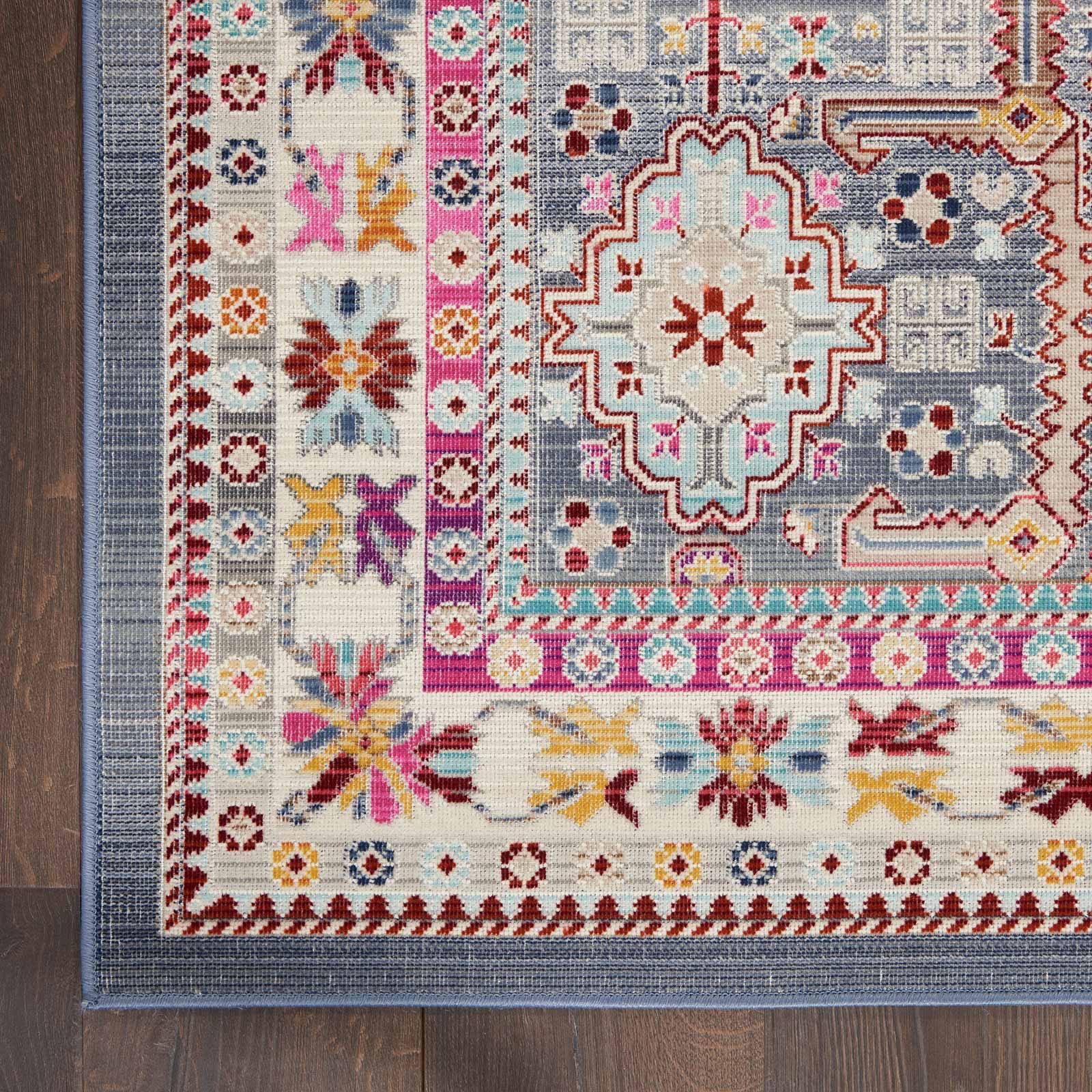 Nourison tappeto Vintage Kashan VKA05 GYMTC GREY MULTICOLOR 5X8 099446811837 CR