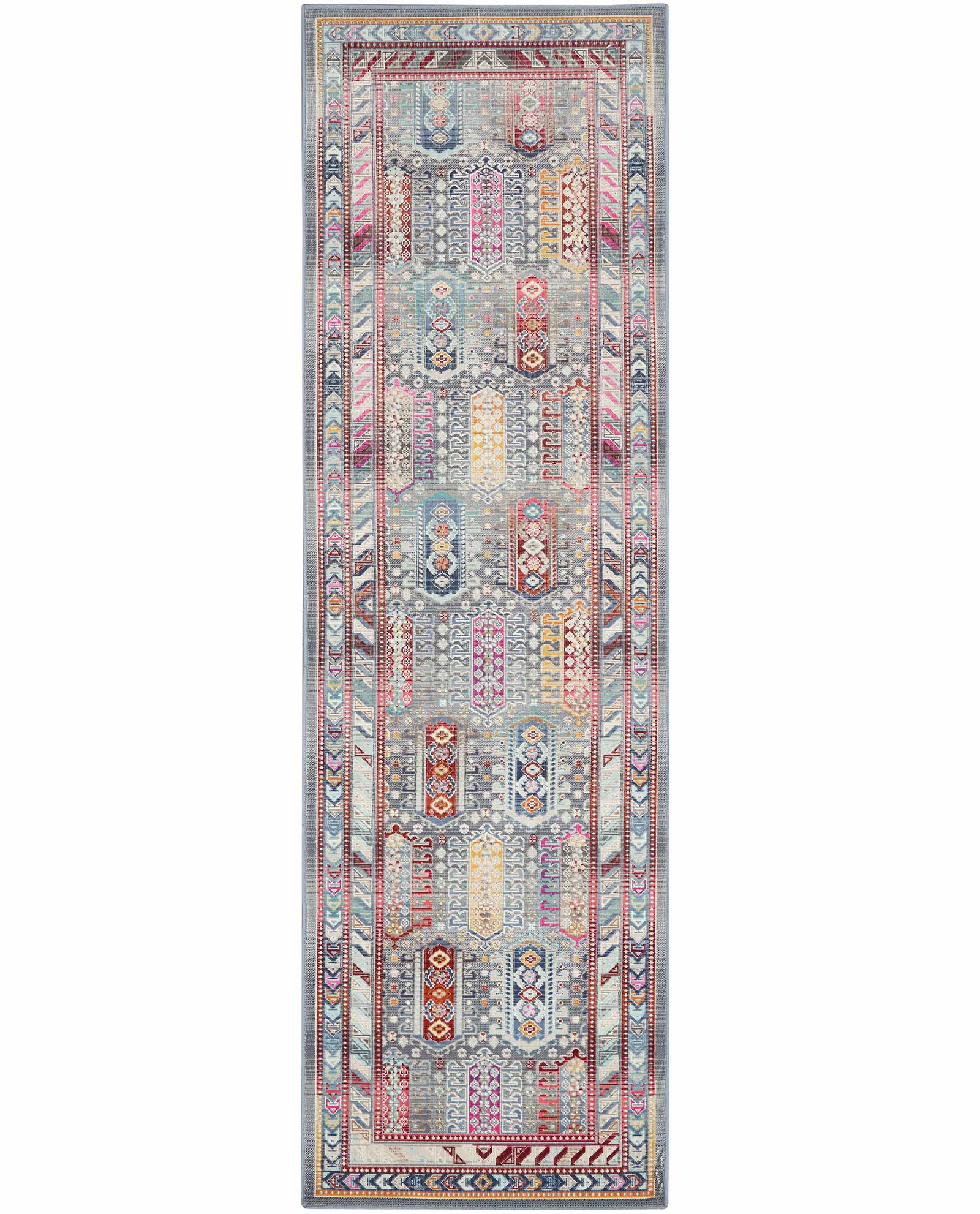 Nourison tappeto Vintage Kashan VKA06 GYMTC GREY MULTICOLOR 2x8 099446811929