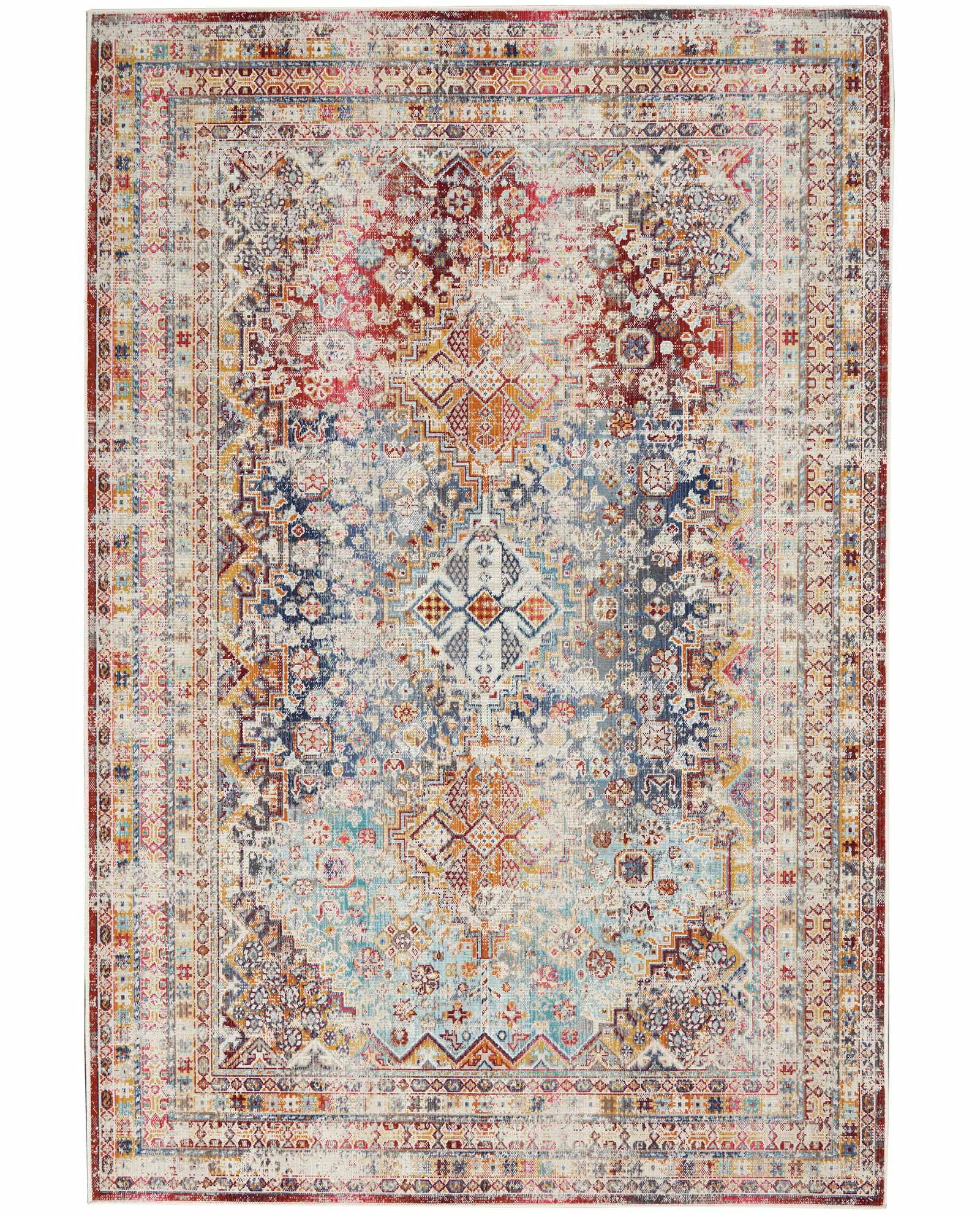 Nourison tappeto Vintage Kashan VKA09 MULTI MULTICOLOR 5X8 099446852441