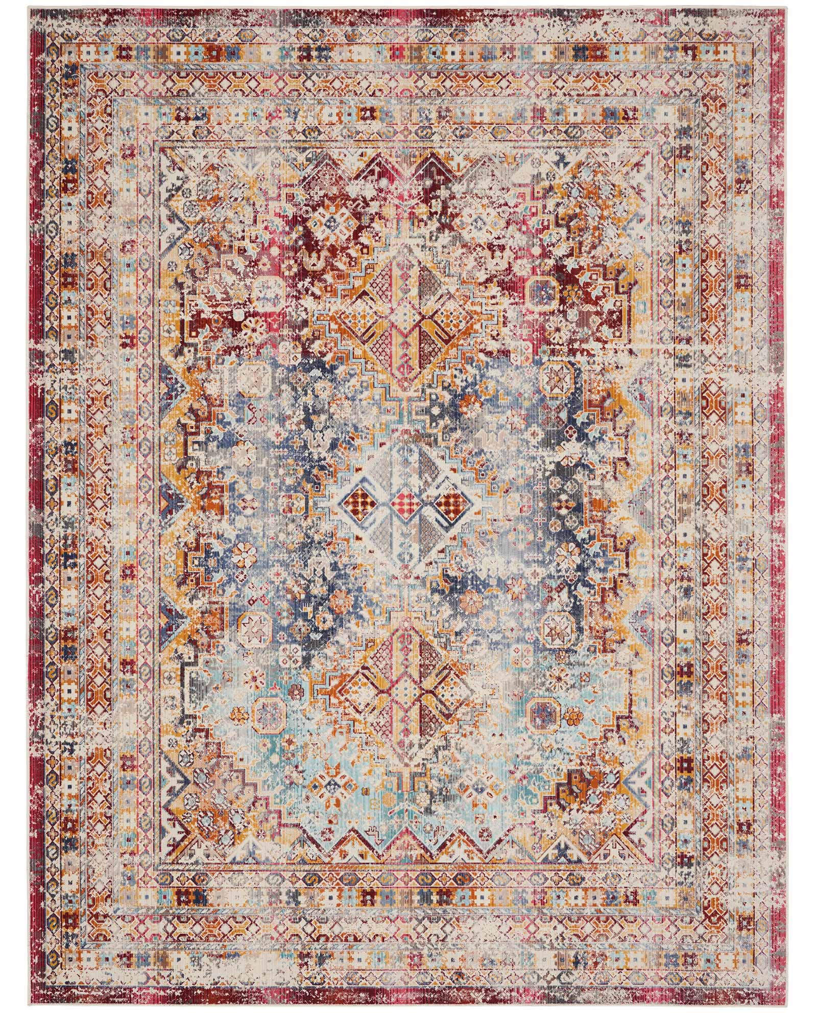 Nourison tappeto Vintage Kashan VKA09 MULTI MULTICOLOR 8X10 099446852489