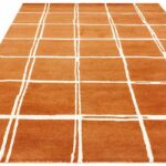 Asiatic tappeto Albany Grid Rust 1