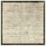 Asiatic tappeto Blade Border 05 Sage Olive new Square square