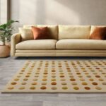 Asiatic tappeto Dotty Gold interior new square